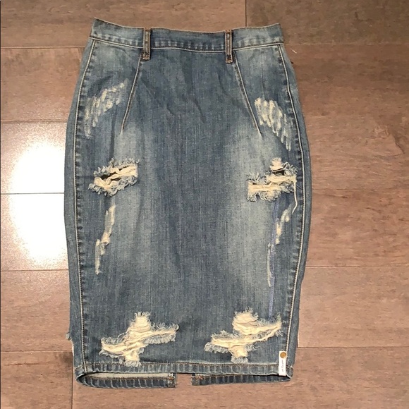One teaspoon denim skirt - Picture 2 of 4